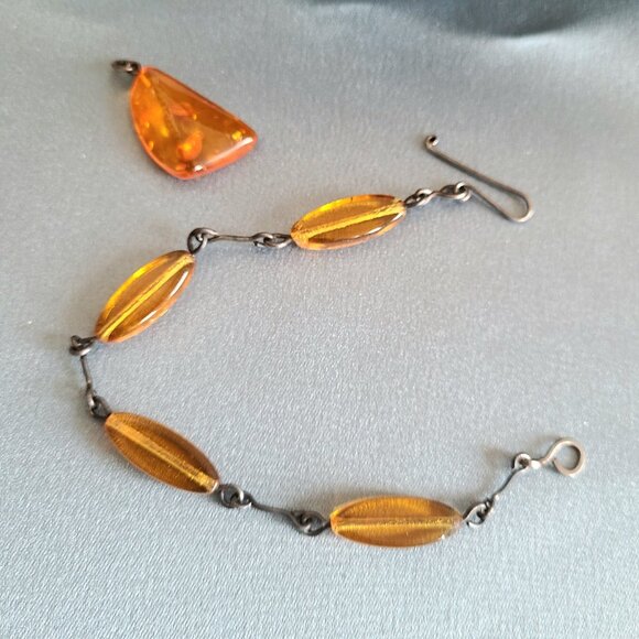 Vintage bracelet and pendant. - Picture 2 of 4